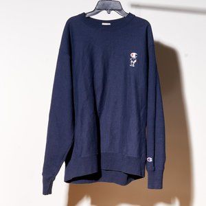 Champion X Peanuts Snoopy Navy Crewneck